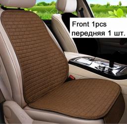 Car Seat Cover Front/Rear Flax/Linen Seat Cushion Protector Pad Black/Red/Beige/Grey/Coffee/Brown For Honda Accord M6 X45