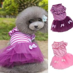 Cat Dog Wedding Dress Summer Dog Clothes Skirt Princess Dresses Puppy york Yorkie Pomeranian Poodle Bichon Maltese Dog Clothing