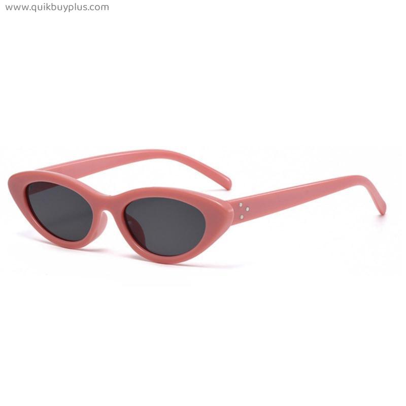 Cat Eye Vintage Sunglasses Women Fashion Female Sun Glasses Candy Colors Retro Small Frame