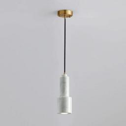 Ceiling Pendant Light, Marble Pendant Light, GU10 Light Fixtures Green Shade Design Hanging Pendant Lamp Height Adjustable Suspension Wire Lights for Dining Table, Kitchen Island, Living Room