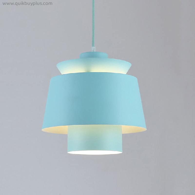 Ceiling Pendant Light, Modern and Simple Wrought Iron s, Colorful Macarons Pendant Light, Lamps, Ceiling Decoration Lighting Fixtures, Restaurants and Bars Pendant Lamp (Color : Green)