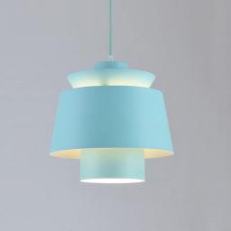 Ceiling Pendant Light, Modern And Simple Wrought Iron S, Colorful Macarons Pendant Light, Lamps, Ceiling Decoration Lighting Fixtures, Restaurants And Bars Pendant Lamp (Color : Green)