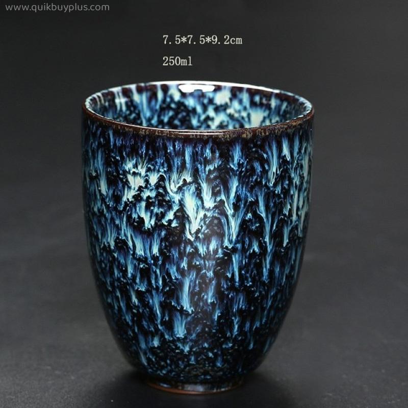 Ceramic Porcelain Tea Cup Tea Mugs Coffee Mug Kung Fu Tea Set Teaware Water Cups Pottery Kiln Change Teacup Drinkware