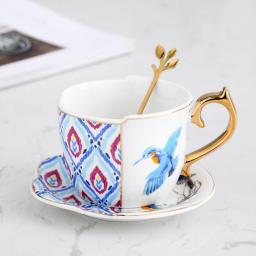 Ceramics Coffee Cup Saucers Suit Ins English Style Originality Black Tea Teacup Household Afternoon Tea Latte Black Coffee Mugs