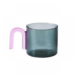 Colorful Handle Coffee Cup Heat Resistance Glass Mug Milk Tea Office Cups Drinkware Birthday Gift Coffee Mugs