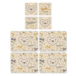 Cooksmart Woodland Placemats and Coasters