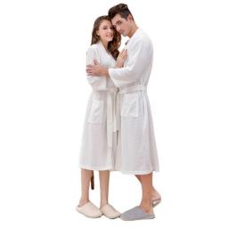 Couple Long Bathrobe Shower Pajamas Cardigan Homewear Bathrobe Bathrobe Long Pajamas