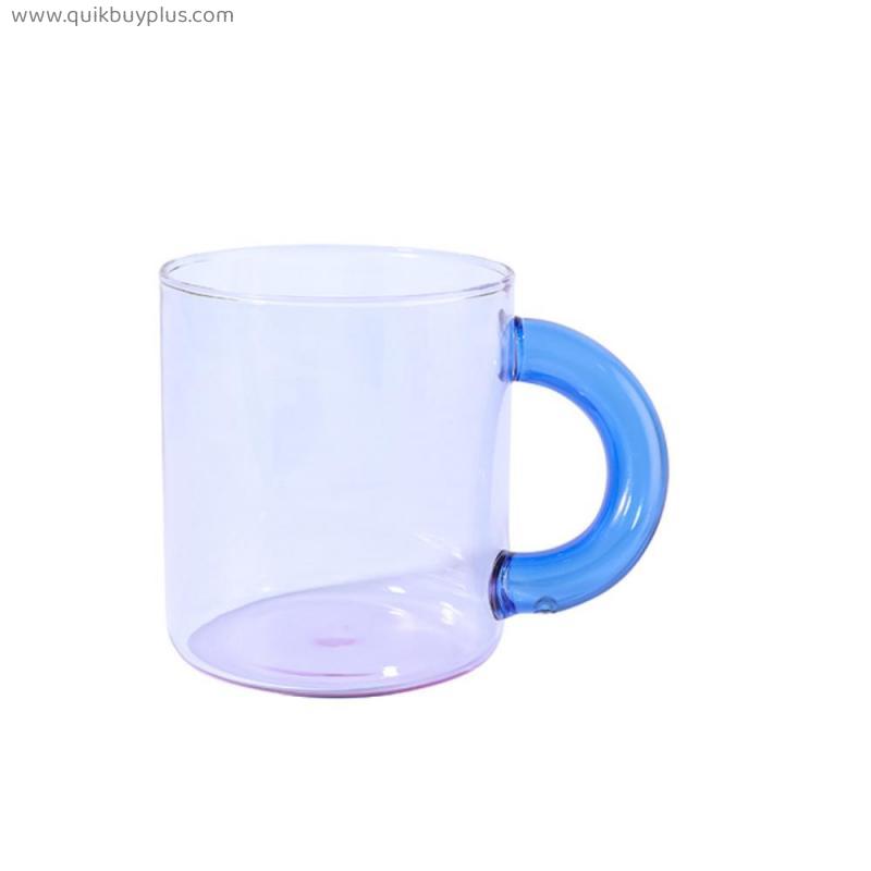 Craft Made Glass Mug Coffee Cup Glass Spoon Borosilicate Glass Cup Office Cups Birthday Gift Coffee Mugs Tea Spoon