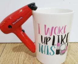 Creative Ceramic Mugs Girl Tools Beauty Kit Specials Nail Polish Handle Tea Coffee Mug Cup Personalized Coffee Mugs Women Gift
