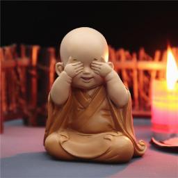 Creative Classic Little Monk, Home Car Decorations, Safe Decorations, Buddhist Supplies, Handicrafts And Decorations