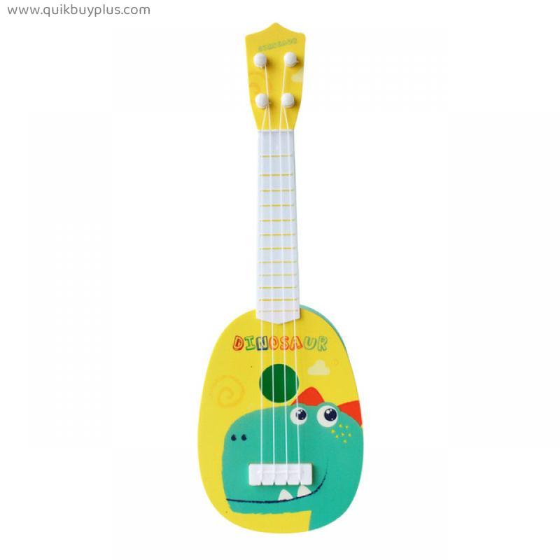 Crianças criança animal ukulele pequena guitarra instrumento musical clássico brinquedo educativo jogar crianças iniciante diversão tempo quente
