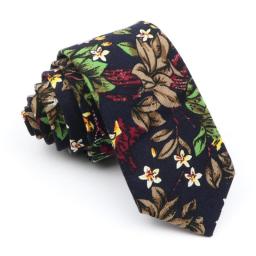 Cute Cartoon Cotton Tie For Men Women Feather Bird Necktie For Wedding Bussiness Casual Man's Neckties Flower Cravat Daily Wear