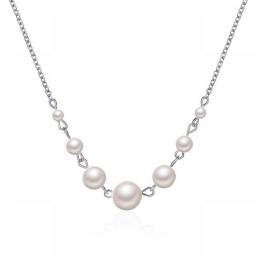 Cute Daisy Flower Pearl Necklace For Women Party Statement Choker Jewelry Girls Simple Korea Collar Necklace Short Neck Chains
