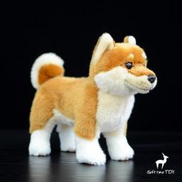 Cute Terrier Doll Shiba Inu Collie Samoyed Animal Miniature Schnauzer Dog Plush Toys