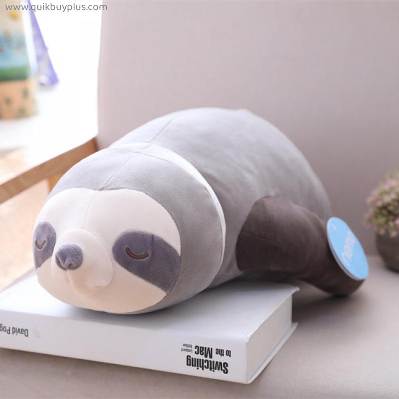Cute stuffed sloth plush toy simulation soft sloth plush toy animal plush doll doll pillow children's birthday gift