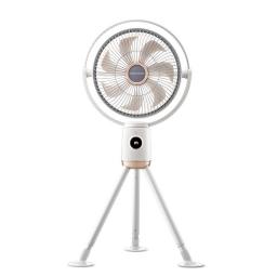 DC12V Portable Air Cooling Fan 10000mAh Rechargeable Outdoor Ventilator 12 Speed Remote Control Floor Standing Folding Table Fan