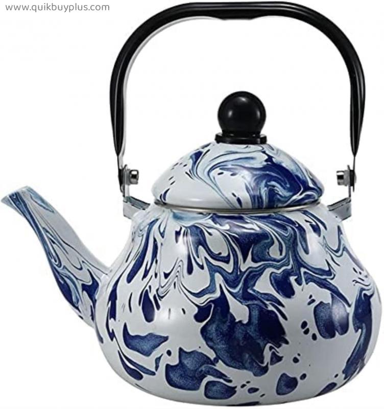 DFHGUEWFJK stove top kettle Camping Kettle Stovetop Kettles Tea Kettle 2L Home Ceramic Kettles Teapot,Ceramic Stove Tea Pot Home Kung Fu Tea Set.Universal for All Hob/Stove Types Kitchen Acce
