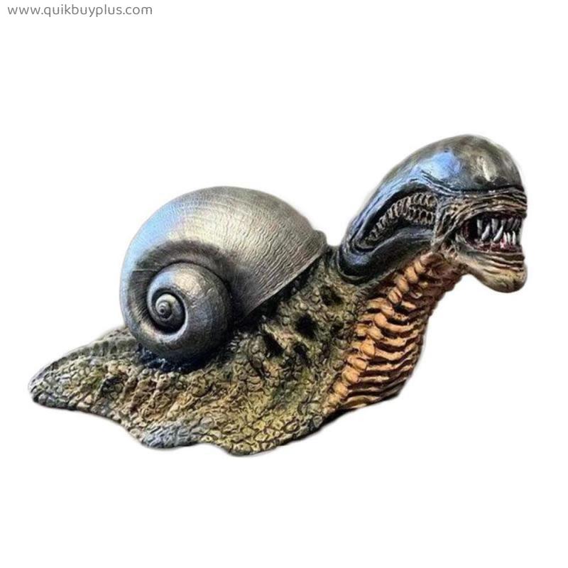 DIY Art Snail Statue Variant Figure Statues Model Resin Doll Collection Birthday Gifts Garden Home Yard Garden Decoration