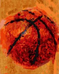 DIY Paint By Numbers For Adults DIY Oil Painting Kit For Kids Beginner - Basketball