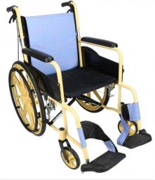 DSHUJC Self Propelled Wheelchairs Folding Lightweight Manual, Self-Propelled Wheelchairs, Portable, Foldable, Orthopaedic, Brake Levers, Footrests, Armrests