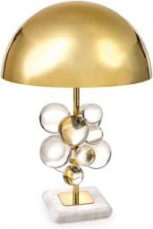 DXYSS Table Lamps For Bedroom Color Crystal Ball Table Lamp Metal Mushroom Lampshade Bedside Lamp Luxury Nightstand Light Decoration For Bedroom Office Home Office Gifts (Color : Colored)