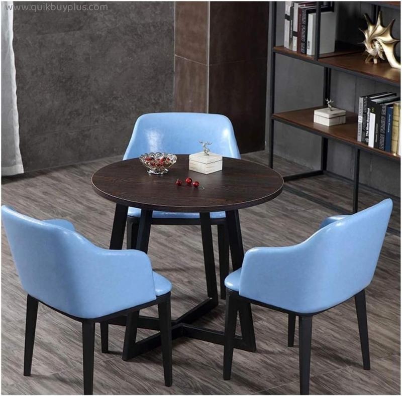 DZFURNIT Office Business Reception Room Dining Table Set, Tea Shop Table and Chair Combination Cafe Hotel Cake Shop Bakery Casual Simple Clothing Store Cinema Sales Office Reception Balcony