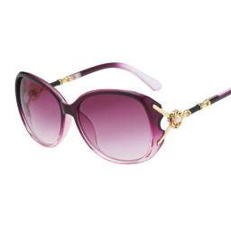 Designer Oval Sunglasses Ladies New Fashion Brand Sunglasses Ladies Gradient Lens Elegant Ladies Round