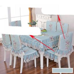 Dining Chair Covers Home Anti-dirty Cushion Polyester Cotton Rectangle Tablecloths For Dining Room Set Decorative Table Cover