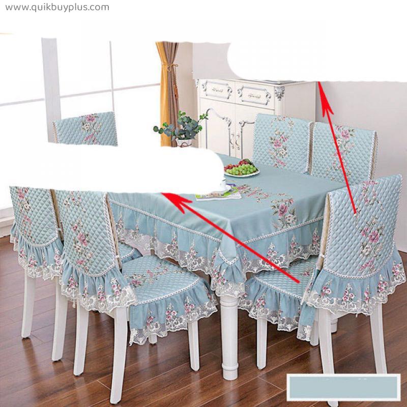 Dining Chair Covers Home Anti-dirty Cushion Polyester Cotton Rectangle Tablecloths For Dining Room Set Decorative Table Cover