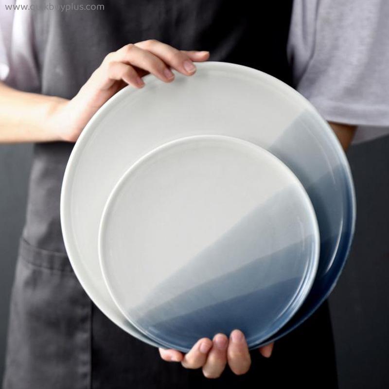 Dinnerware sets dishes dinner plates dish set dinnerware sets dishes set for 4 kitchen plates and bowls set bone china dinnerware set blue gradient