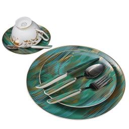 Dinnerware sets dishes dinner plates dishes dinnerware sets dishes set for 4 kitchen plates and bowls set bone china dinnerware set gold decals
