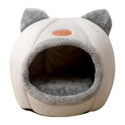 Dog Bed Enclosed Keep Warm Nesk Pet Products Comfort Kennel Removable Washable Small Cat House