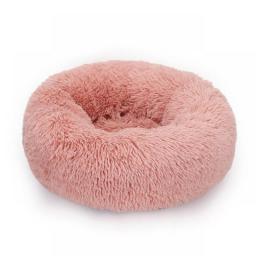 Dog Bed Long Plush Dount Basket Calming Cat Beds Pet Kennel House Soft Fluffy Cushion Sleeping Bag Mat For Large Dogs