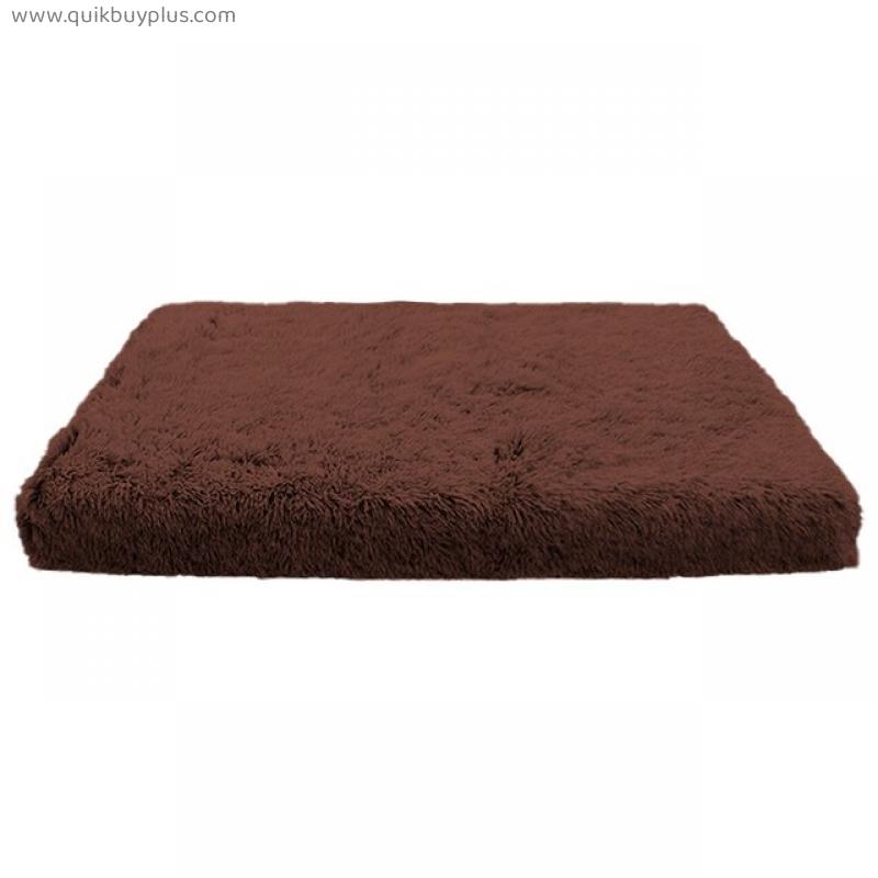 Dog Bed Mats Washable Large Dog Sofa Bed Portable Pet Kennel Fleece Plush House Full Size Sleep Protector Dropping Product