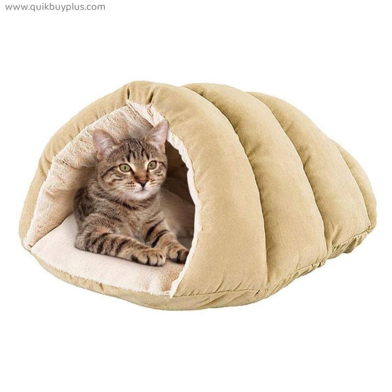 Dog Bed Sleep Cave For Cat Small Dog Durable Comfortable Washable Original Pouch Covered Hooded Cosy Burrower Puppies Orthopedic
