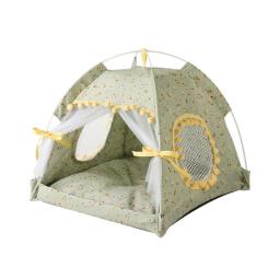 Dog Beds Pet Kennel Cat Nest Princess  Cushion Travel Cat Tent Outdoor Dog Bed for Small Medium Puppy Indoor Cave Pet House Sofa