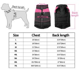 Dog Jacket Large Dog Clothes Warm Pet Coat Waterproof Winter Clothes for Big Dogs Labrador Overalls French Bulldog Clothing