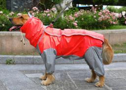 Dog Raincoat Clothes Big Dog Raincoat For Large Dogs Jumpsuit Rain Coat Waterproof Hooded Labrador Golden Retriever Dog Clothing