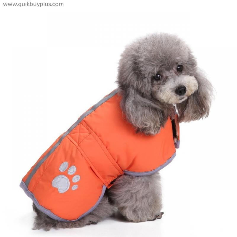 Dog Raincoat Reflective Pet Clothes Dog Clothing Waterproof Jumpsuit Jacket Yorkie Poodle Bichon Pomeranian Schnauzer Corgi Coat