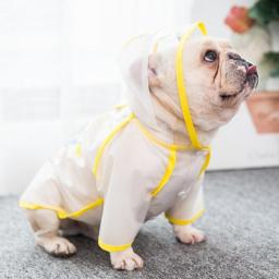 Dog Raincoat Waterproof Clothing Pug Clothes French Bulldog Clothing Rain Jacket Outfit Schnauzer Dog Costume Rainwear