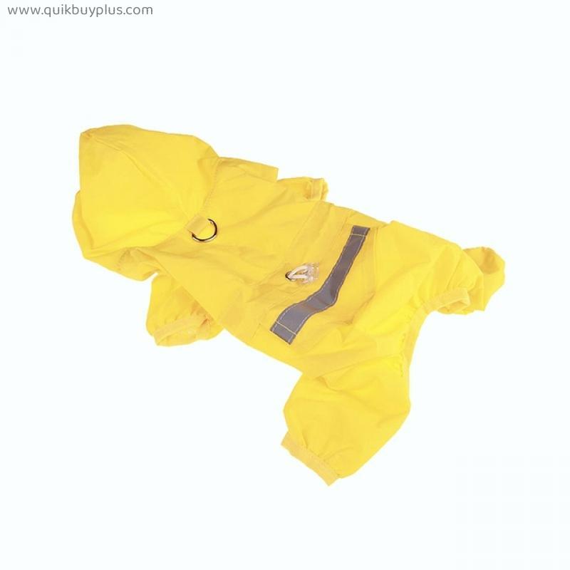 Dog Raincoat Waterproof Jumpsuit Jacket Reflective Pet Clothes Dog Clothing Jumpsuit Rain Coat for Dogs Pet Cloak Dog Clothes