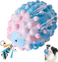 Dog Toys for Aggressive Chewers Large Breed, V-HANVER Dog Squeaky Toys Indestructible Dog Toys, Non-Toxic Rubber Made Tough Durable Dog Chew Toys
