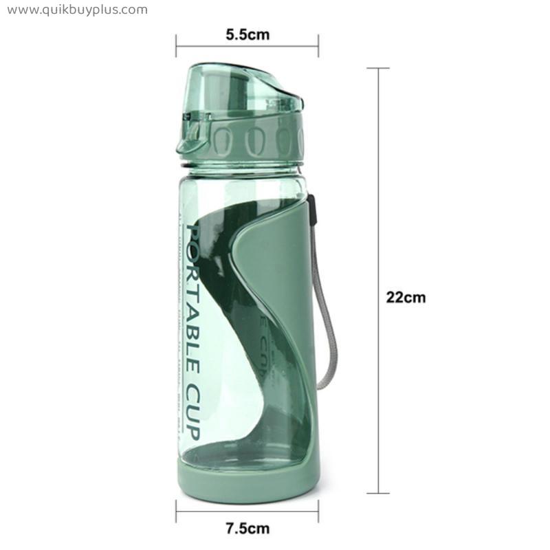 Double Layer 500ml Water Bottle Outdoor Sports Travel Camping Bottle Plastic Leakproof Bottles Kettle Drinkware Accessories