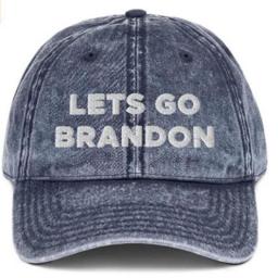 Dourbesty Let's Go Brandon Caps Funny Graphic US Gift for Men Women Teens Embroidered Letters Black Hats Adult Baseball Sun Hat