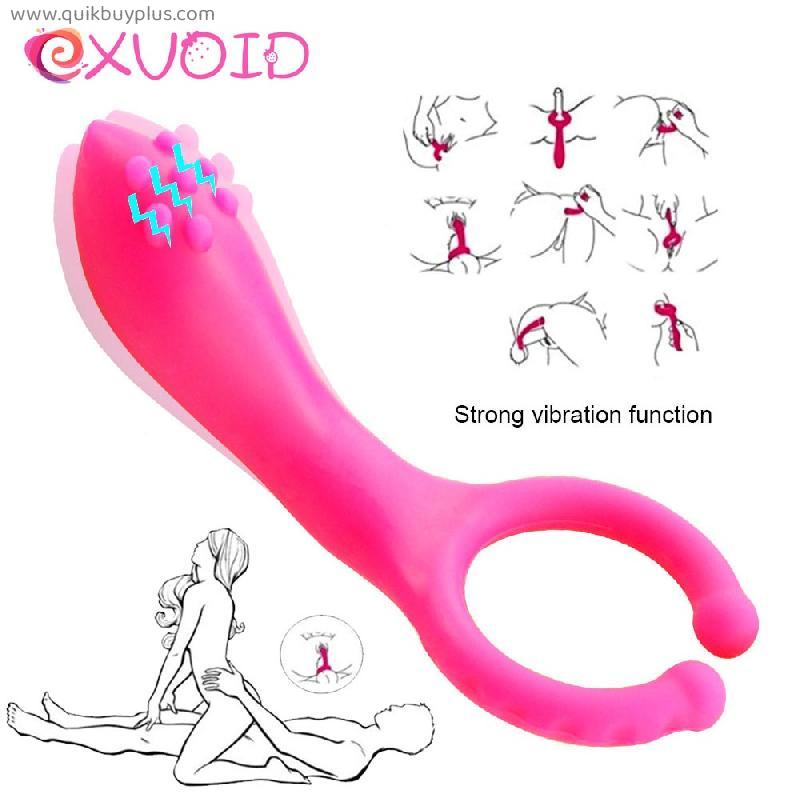 EXVOID Vibrator Nipple Massage Clip Penis Vibration Sex Toy for Women Men Couple Flirting Vagina Clitoris Stimulation Clamp