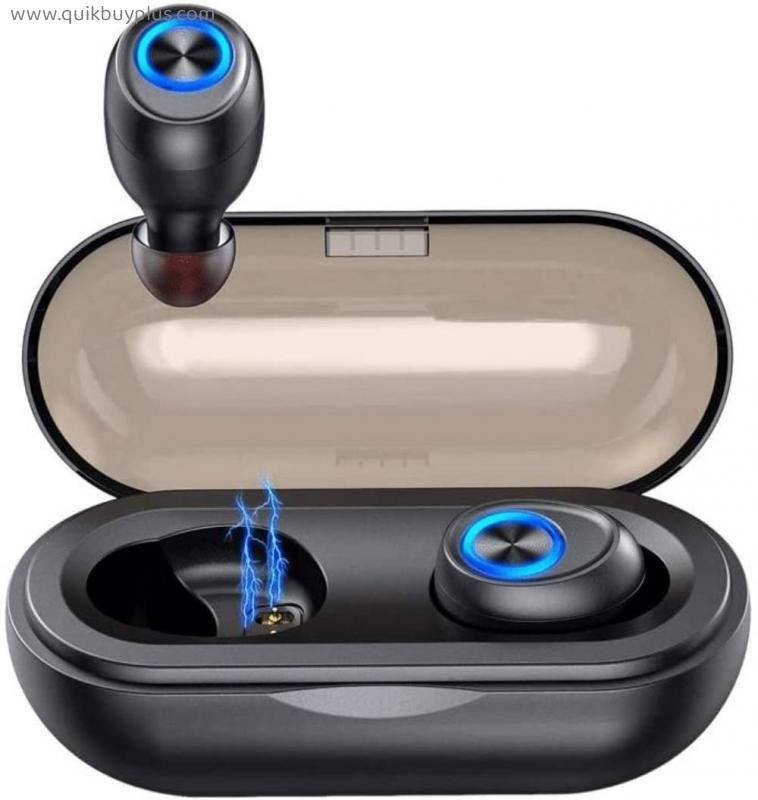 Earbuds Bluetooth Headphones Touch Control with Wireless Charging Case Waterproof Stereo Earphones In-Ear Built-in Mic Headset Premium Deep Bass for Sport