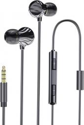 Earbuds Wired in-Ear Monitor Gaming Earbuds with Noise Cancelling Headphones with Microphone and Waterproof Earbud & in-Ear Headphones Ear Phone(3.5mm Black)