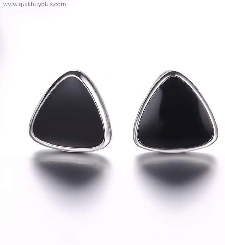Earrings Women Studs 925 Sterling Silver Crystal Triangle Silver Earrings For Women Earrings Sterling Silver Jewelry