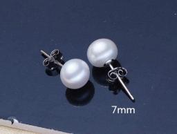 Earrings Women Studs Classic 925 Sterling Silver Piercing Pearl Stud Earring For Women Earrings Jewelry
