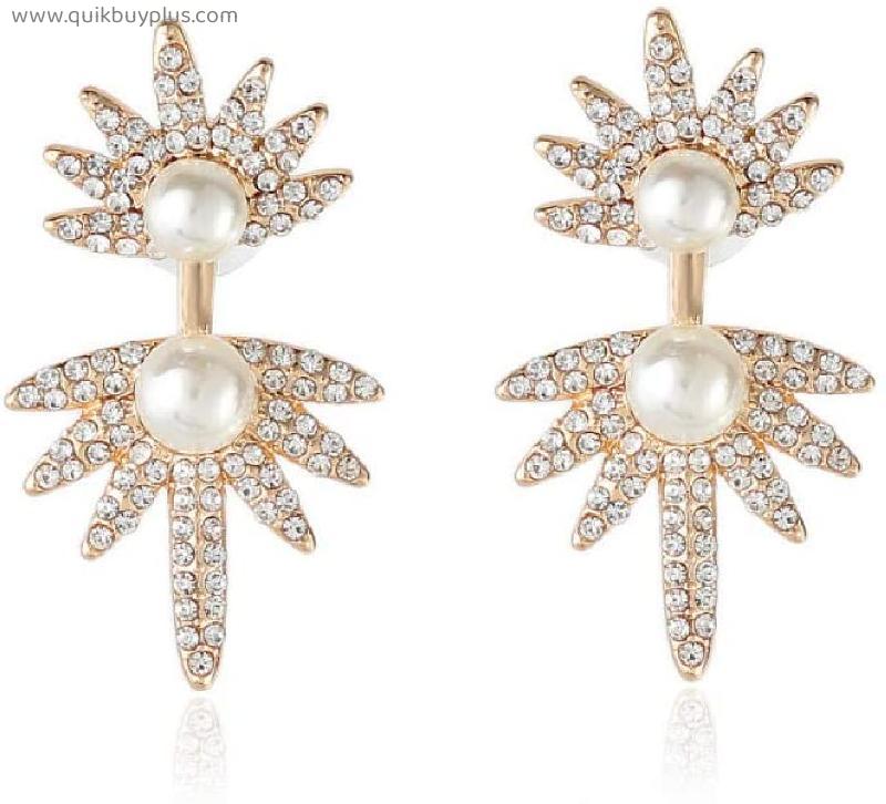 Earrings Women Studs Women Earrings Geometric Fashion Pearl Earring Jewelry Vintage Classic Pendant Earring Jewelry